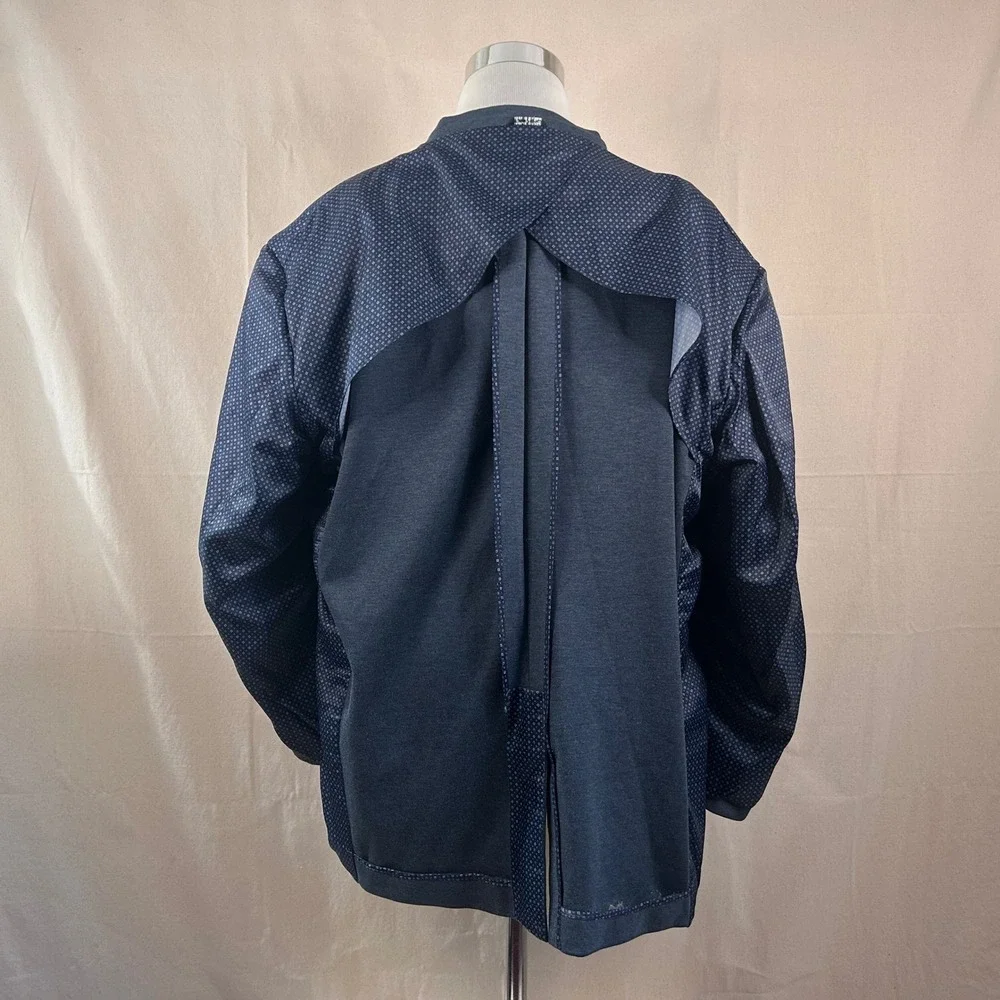 SYNRGY 3XL 54 56 Sport Coat Poly Rayon Blend Blue Two Button  Vented Formal